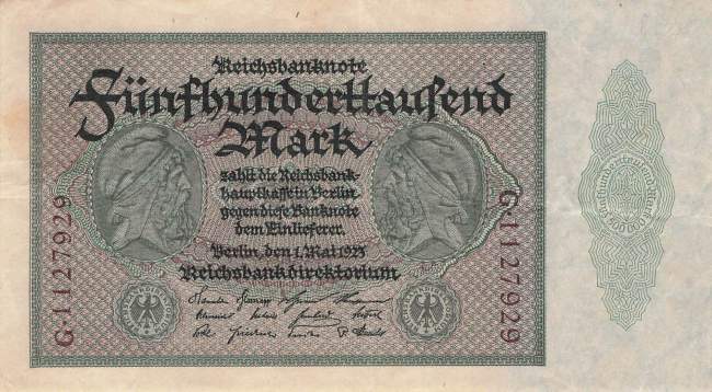 500000 Mark 1923 ro.87a G